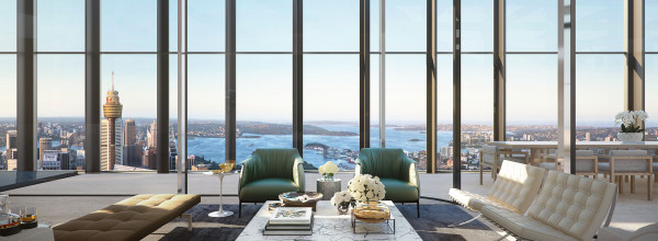 悉尼绿地中心推出至尊顶层公寓 设计师讲述灵感背后的故事